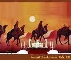 Kamel Karawanen - Kulisse, Nomade, Ägypten, Wüste