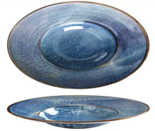 Aqua Blue Porzellanteller