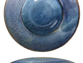 Aqua Blue Porzellanteller