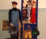 Gepäckträger Figur, Kofferwagen, Koffer, Porter, Kofferträger