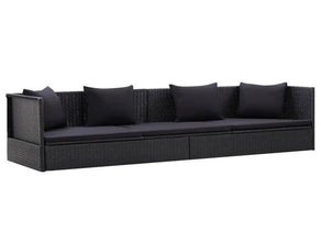 Rattan Lounge / Sofa / Couch eckig