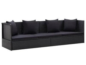 Rattan Lounge / Sofa / Couch eckig