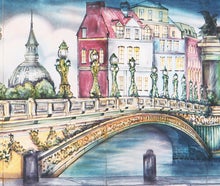 Frankreich - Saine Ufer Kulisse, Saine, Fluss, Ufer, Paris