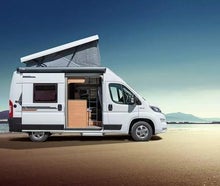 Kastenwagen + Schlafdach = 4 Schlafplätze. Knaus BoxStar 600 MQ + Weinsberg CaraTour 540 + Aufstelldach und Iso-Fix. Der Familienvan zum Reisen. Querbett und Schlafdach. Dank 3,5to mit Führerschein B zu fahren.