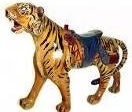 Karussell Tiger - Dekoration - Tier - Aktion - Attraktion - Event - Zoo - Kirmes