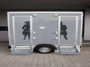 Toilettenwagen 1&1 silber