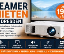 BEAMER MIETEN - VERMIETEUNG IN DRESDEN – VERLEIH AB 19 €