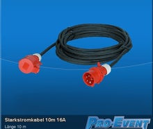 Starkstromkabel 10m 16A