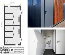 EVENT - Sanitärcontainer Damen/ Herren für Messen und Veranstaltungen, Eventcontainer/ Veranstaltungscontainer/Messecontainer Mieten