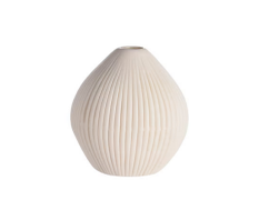 Vase mit Rillen