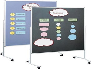 PINNWAND MIETEN -BERLIN - LIEFERUNG  !! - / MODERATIONSTAFEL / METAPLANWAND / MODERATORENTAFEL / MODERATIONSWAND