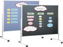 PINNWAND MIETEN -BERLIN - LIEFERUNG  !! - / MODERATIONSTAFEL / METAPLANWAND / MODERATORENTAFEL / MODERATIONSWAND