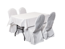 Dinnerset  4P. gerade / Husse mieten - Galerie - Bild 1