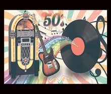 Bühnenbild Rock and Roll - 50s- Dekoration