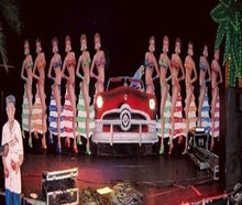 Brasilianische Showgirls Kulisse, Rio de Janeiro, Tänzerinnen, Tänzer, Tanz, Brasilien