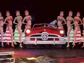 Brasilianische Showgirls Kulisse, Rio de Janeiro, Tänzerinnen, Tänzer, Tanz, Brasilien