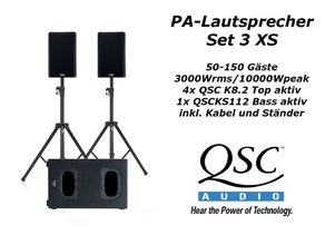 QSC Lautsprecher Anlage, PA-System, Aktive Musikanlage
