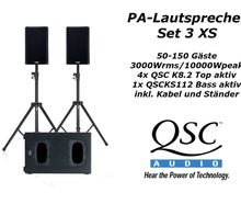 QSC Lautsprecher Anlage, PA-System, Aktive Musikanlage