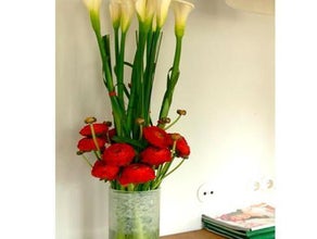 Calla und Ranukeln / Counter-Gesteck