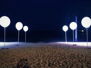 Leuchtballons - mit Stativ - LED Ballons