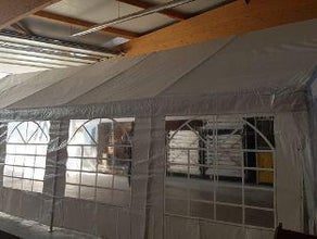 Zeltpavillon 10 x 5m / Schnellaufbauzelt / Partyzelt / Festzelt / Gartenzelt