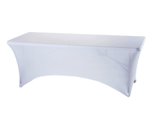 Stretchhusse Banketttisch 220x75cm mieten – Miettisch, Eventtisch, Veranstaltungstisch, Partytisch