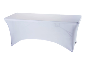 Stretchhusse Banketttisch 183x75cm mieten – Miettisch, Eventtisch, Veranstaltungstisch, Partytisch