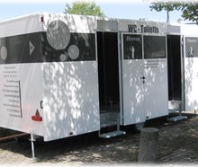 moderne Toilettenwagen, Klowagen, günstig, Eifel