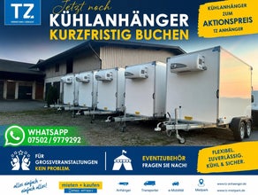 Kühlanhänger/Getränkeanhänger/Eventanhänger günstig mieten