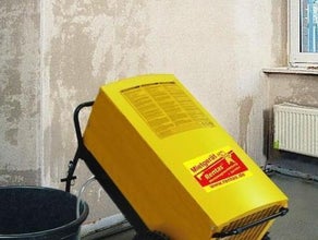 Bautrockner / Entfeuchter für 240 m², max. 125 l/24 h