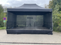 Bühnenpodest 6x4m mit Faltzeltüberdachung und Gaze 1m Höhe mieten - Galerie - Bild 2
