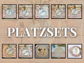 Platzsets, gold, silber, rosé, Platzteller gold, Dekoteller, Untersetzer, Unterteller, Platzteller