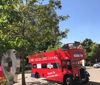 Londonbus, Shuttlebus Messe - Roadshow - Event, Doppeldecker, Sundecker, Hochzeitsfahrzeug, Promotionbus, Oldtimerbus