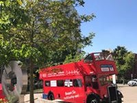 Londonbus, Shuttlebus Messe - Roadshow - Event, Doppeldecker, Sundecker, Hochzeitsfahrzeug, Promotionbus, Oldtimerbus