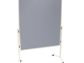 Metaplanwand, Moderationstafel, Pinnwand rollbar, 120x150 cm