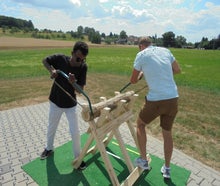 Wettsägen / Baumstammsägen