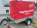 Anhänger, Ladefläche 2 x 1,08 m, Nutzlast max. 590 kg, mit Plane und Spriegel - Galerie - Bild 1