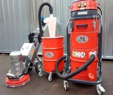 Boden-Sanierungs-Set (Bodenschleifmaschine, Vorabscheider, Industriesauger)