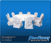 Dinnerset 10P. rund / Husse