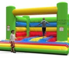 Hüpfburg Rainbow Neon Springburg Trampolin