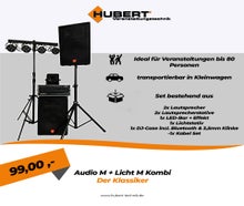 Party Musikanlage / Lichtanlage (ohne DJ) - Audio/Licht M