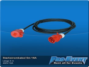 Starkstromkabel 5m 16A