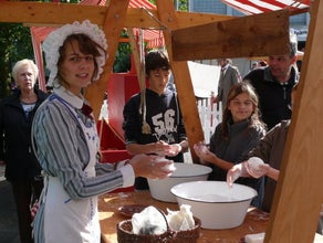 Filzen Handwerk - Vorführung