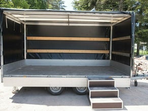 Trailerbühne mit Plane für DJ, Alleinunterhalter,...