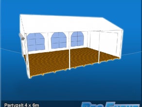 Partyzelt 4 x 6m