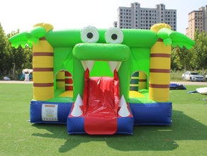 KROKODIL HÜPFBURG MIETEN I 24/7 SUPPORT / BOUNCY CASTLE CROCODILE