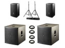 Lautsprecher Komplettsystem D.A.S. mit 2220 Watt AKTIV - anschließen und  los geht's!