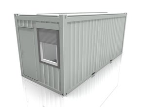Wohncontainer 20 Fuß, Aufenthaltscontainer, Bürocontainer