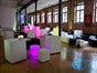 Sitzwürfel / Sitzcube, Kunstleder weiß QUBO XL - Galerie - Bild 2