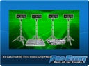4x Laser 250G inkl, Stativ und Hazer